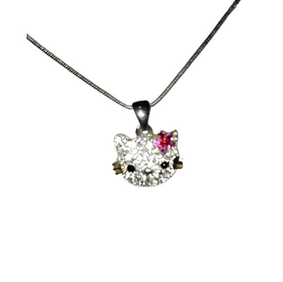 Hello Kitty bling necklace and pendant - Picture 1 of 11